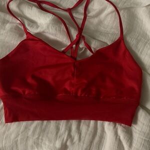 Alo lavish bra red M